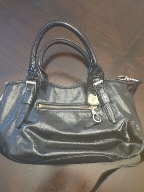 Cole Haan Black Patent Leather Women’s Satchel Bag. EXCELLENT QUALITY!